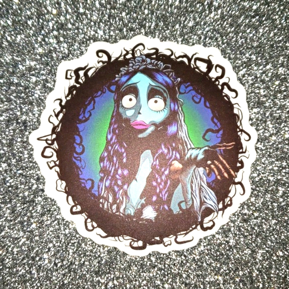 10/$10 CORPSE BRIDE waterproof sticker